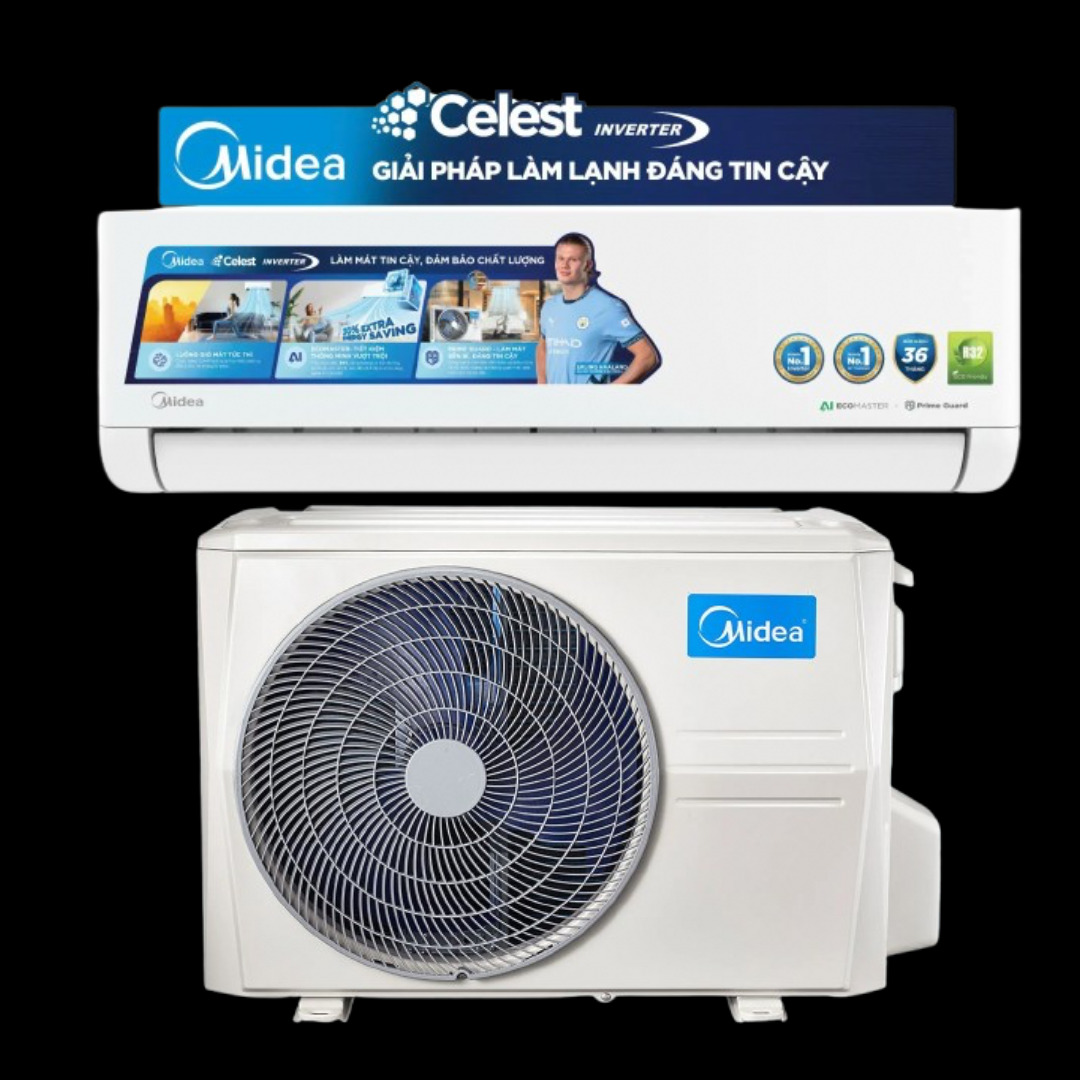 Máy lạnh MIDEA 1HP inverter MSCE-10CRFN8