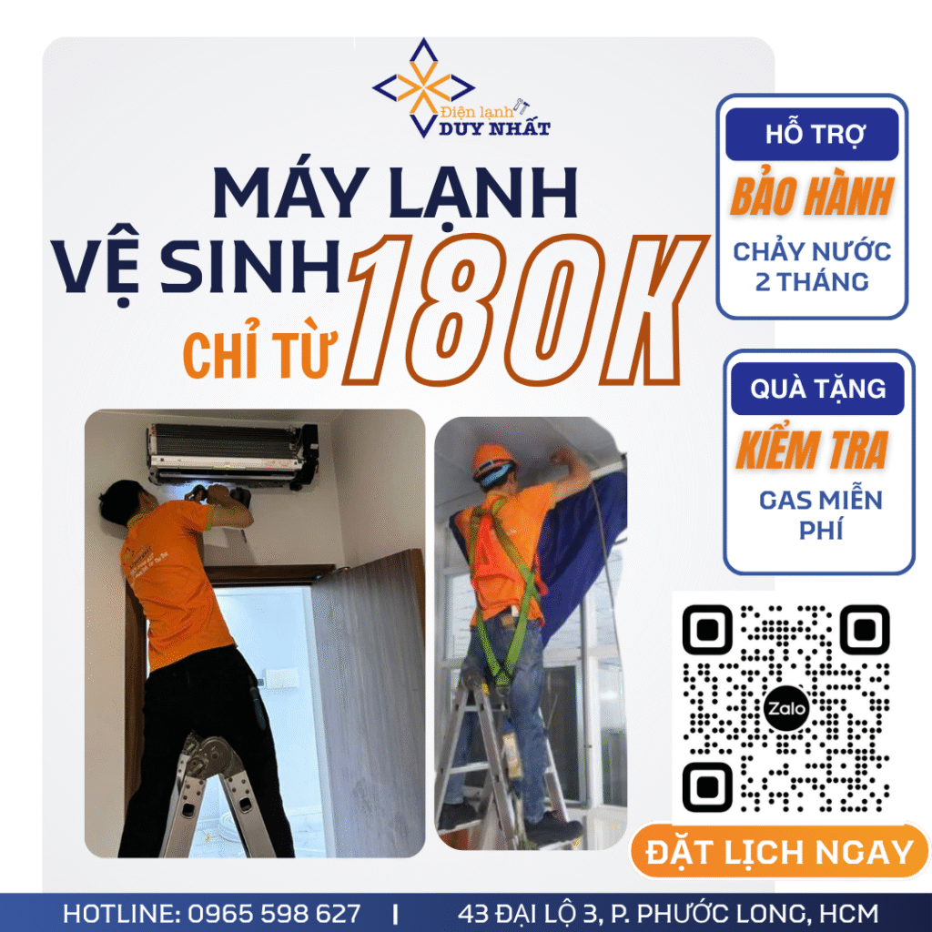 Vệ sinh máy lạnh