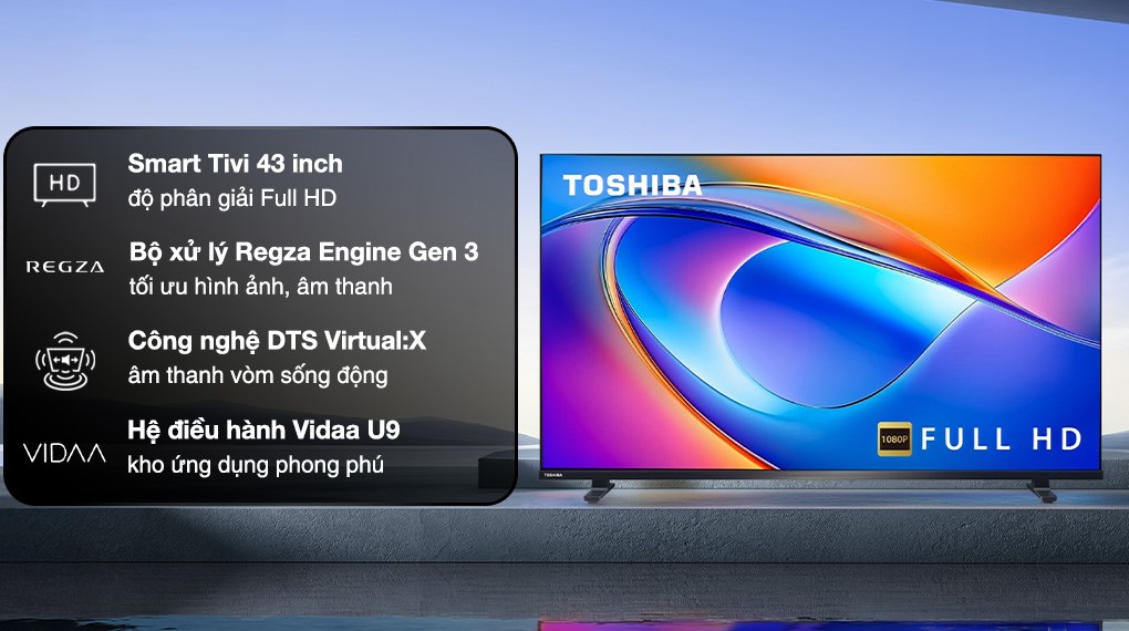 Smart Tivi Toshiba AI Full HD 43 inch 43V35RP - Ảnh 6