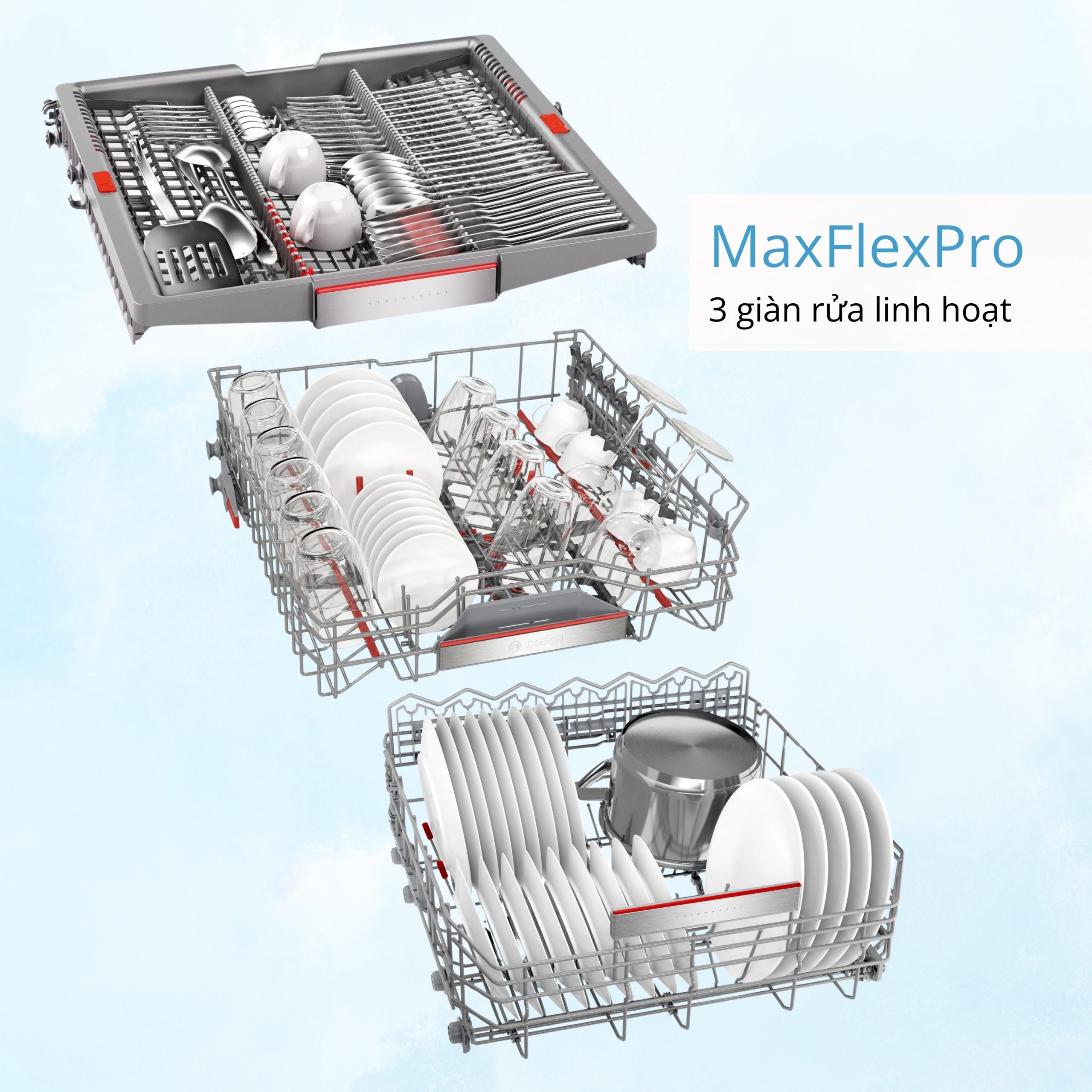 Máy Rửa Bát Độc Lập Bosch SMS8TCI01E Serie 8 - Ảnh 6