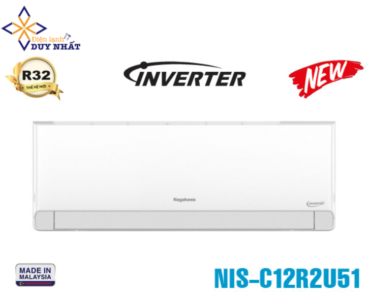 Máy lạnh Nagakawa Inverter 1.5HP NIS-C12R2U51