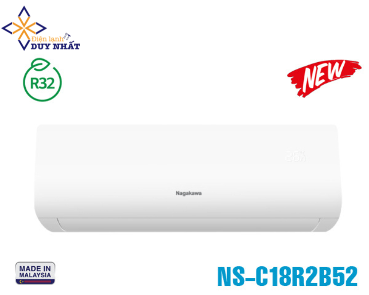 Điều hòa Nagakawa 18000BTU 1 chiều NS-C18R2B52