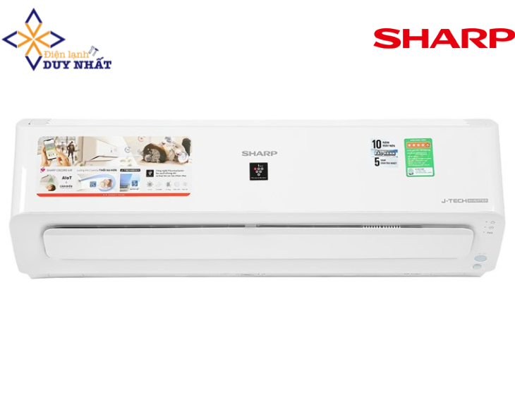 Máy lạnh treo tường Sharp Inverter 1.0 HP AH-XP10YHW
