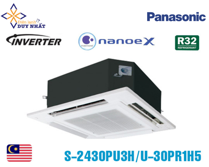 Điều hòa âm trần Panasonic Inverter 3.0HP S-2430PU3H / U-30PR1H5