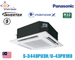 Điều hòa âm trần Panasonic Inverter 4.5 HP S-3448PU3H / U-43PR1H8