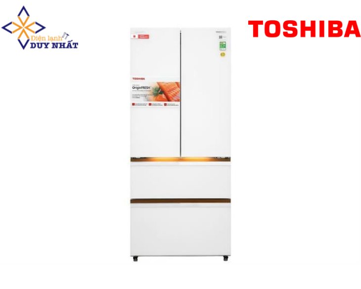 Tủ lạnh Toshiba Inverter 533 lít Japandi Multi Door GR-RF690WI-PGV(67)