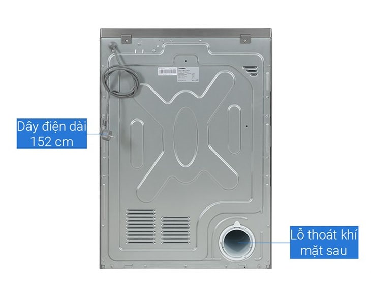 Máy sấy thông hơi Toshiba 7 kg TD-H80SEV(SK) - Ảnh 8