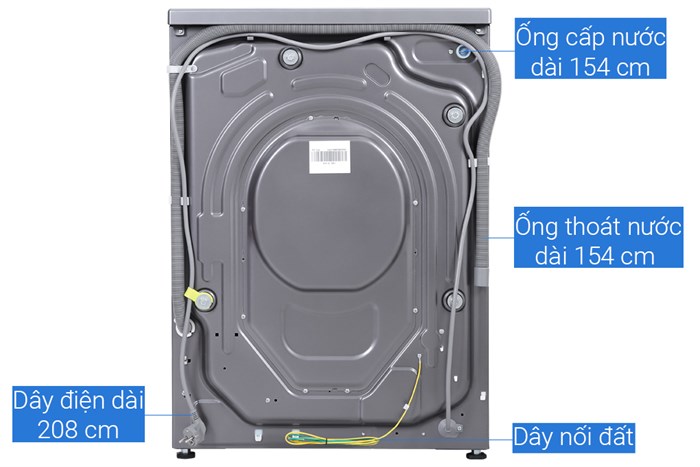 Máy giặt Aqua Inverter 9KG AQD-A900F S - Ảnh 6