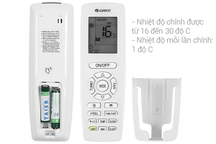 Máy lạnh treo tường Gree Inverter 1.0 HP GWC09PB-K3D0P4 - Ảnh 8