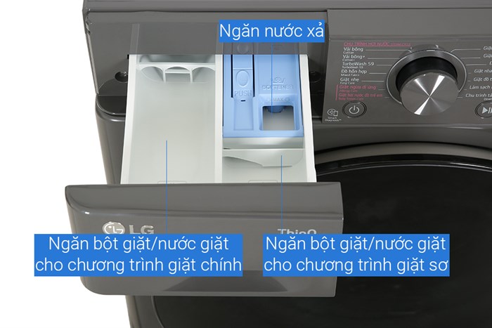 Máy giặt LG AI DD Inverter 10kg FV1410S4M1 - Ảnh 5