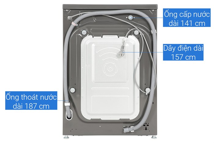 Máy giặt LG AI DD Inverter 10kg FV1410S4M1 - Ảnh 9