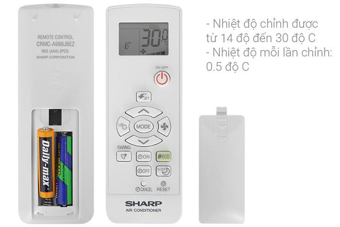 Máy lạnh treo tường Sharp Inverter 2.0 HP AH-X18ZEW - Ảnh 8