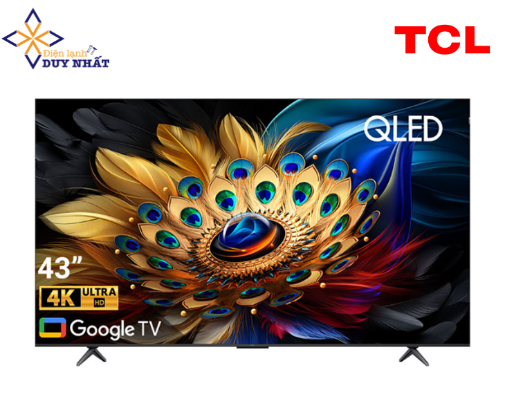 Google Tivi QLED TCL 4K 43 inch 43C655