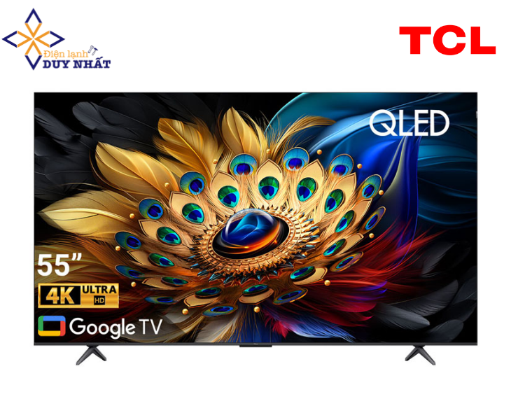 Google Tivi QLED TCL 4K 55 inch 55C655