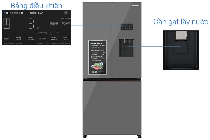 Tủ lạnh Panasonic Inverter 495 lít NR-CW530XMMV - Ảnh 8