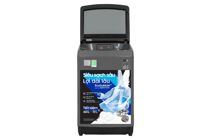 Máy giặt Samsung Ecobubble Inverter 10.5 kg WA10CG5745BDSV - Ảnh 2