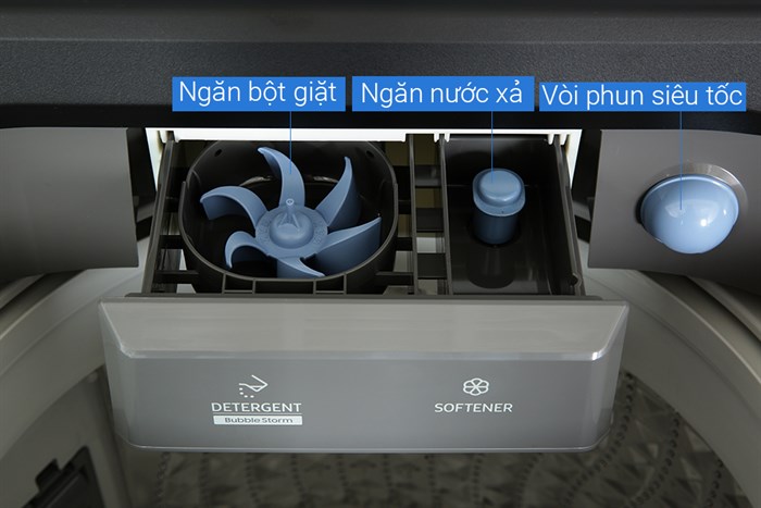 Máy giặt Samsung Ecobubble Inverter 10.5 kg WA10CG5745BDSV - Ảnh 6