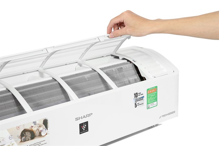 Máy lạnh treo tường Sharp Inverter 1.0 HP AH-XP10YHW - Ảnh 6