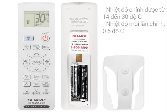 Máy lạnh Sharp Inverter 1.5 HP AH-XP13CMW - Ảnh 8