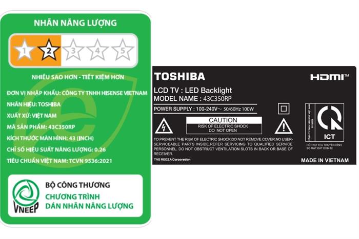 Smart Tivi Toshiba AI 4K 43 inch 43C350RP - Ảnh 2