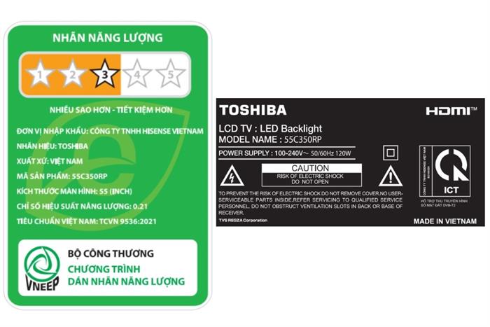 Smart Tivi Toshiba AI 4K 55 inch 55C350RP - Ảnh 3