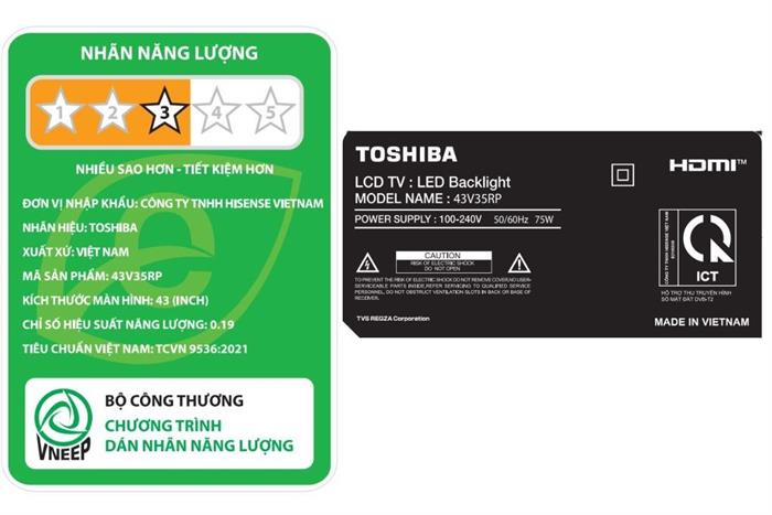 Smart Tivi Toshiba AI Full HD 43 inch 43V35RP - Ảnh 5