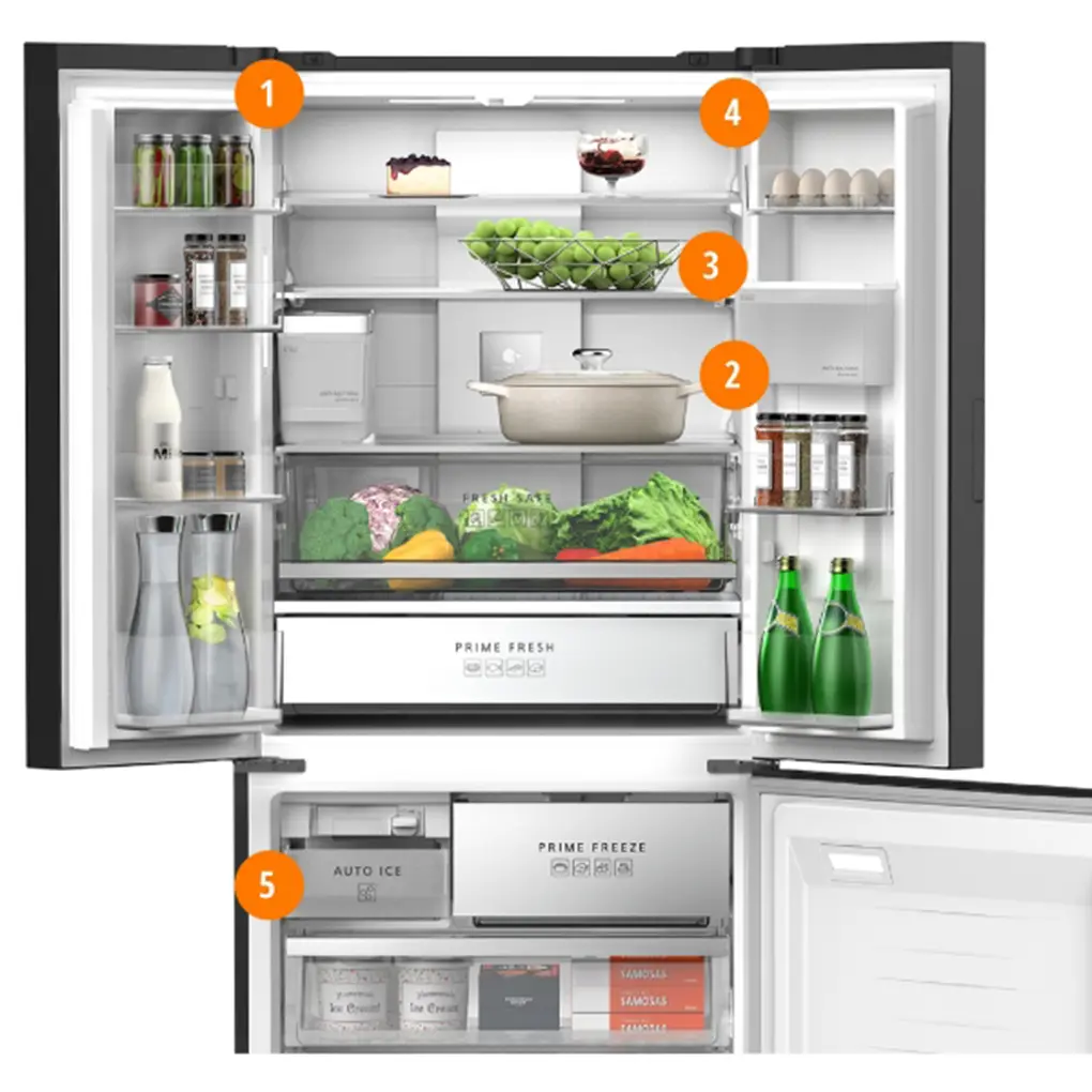 Tủ lạnh Inverter Panasonic 495 lít NR-CW530XHHV - Ảnh 4