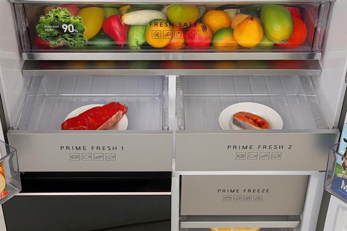 NR-XY680YMMV - Tủ lạnh MULTIDOOR Side by Side 4 cánh Panasonic Inverter 621 lít - Ảnh 6