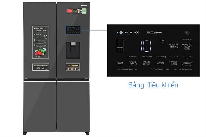NR-XY680YMMV - Tủ lạnh MULTIDOOR Side by Side 4 cánh Panasonic Inverter 621 lít - Ảnh 11