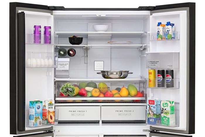 NR-XY680YMMV - Tủ lạnh MULTIDOOR Side by Side 4 cánh Panasonic Inverter 621 lít - Ảnh 3