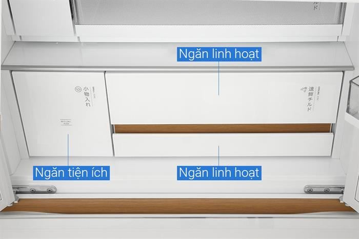 Tủ lạnh Toshiba Inverter 533 lít Japandi Multi Door GR-RF690WI-PGV(67) - Ảnh 8