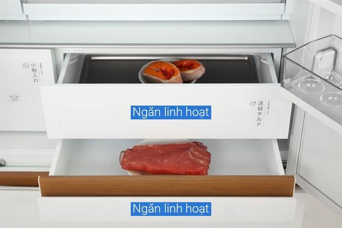 Tủ lạnh Toshiba Inverter 533 lít Japandi Multi Door GR-RF690WI-PGV(67) - Ảnh 9