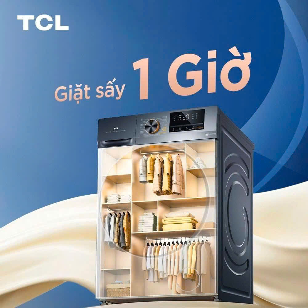 Máy giặt sấy TCL Care Aura DD Inverter - Ảnh 3