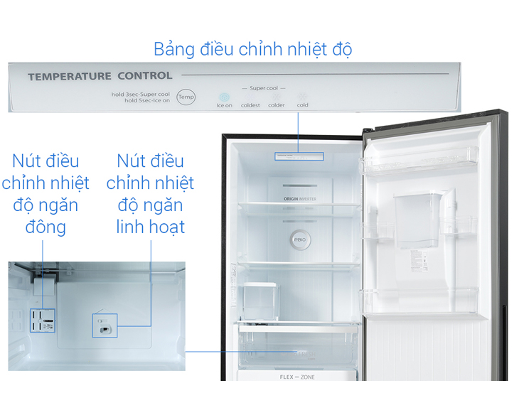 Tủ lạnh Toshiba Inverter 321 lít GR-RB405WEA-PMV(06)-MG - Ảnh 14