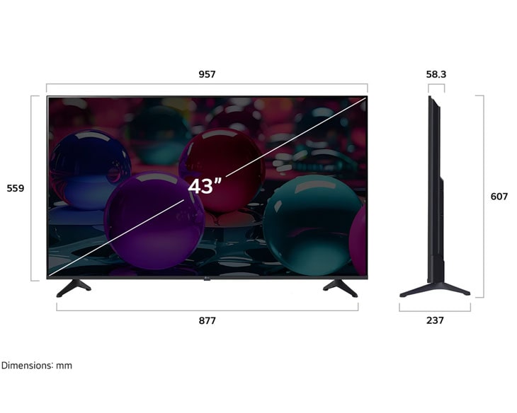 Smart Tivi LG AI 4K 43 Inch 43UA7350PSB - Ảnh 5