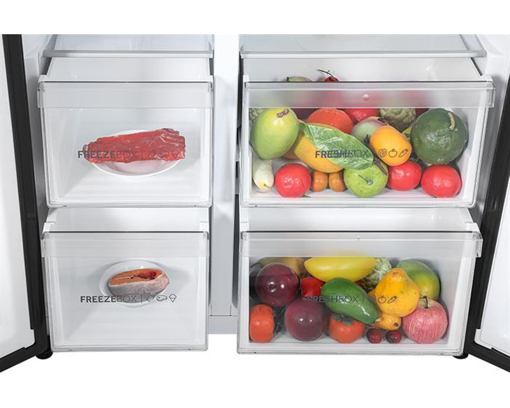 Tủ lạnh Aqua Inverter 550 lít AQR-S612XA (CBC) - Ảnh 7