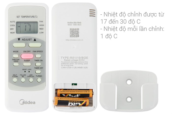 Máy lạnh Midea 2.5 HP MSAFII-24CRN8 - Ảnh 4