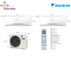 Combo 2 dàn lạnh Điều Hòa Inverter Multi S – 1.5HP + 1.5HP (MKC50RVMV/CTKC35RVMV+CTKC35RVMV)