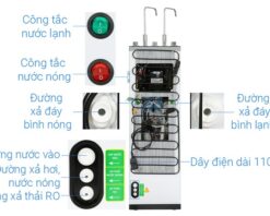 Máy lọc nước RO nóng nguội lạnh Sanaky VH-3210VD 10 lõi