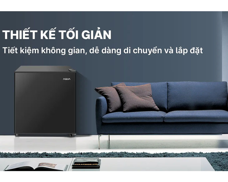 Tủ lạnh Aqua 50 lít AQR-D60FA (BS) - Ảnh 4
