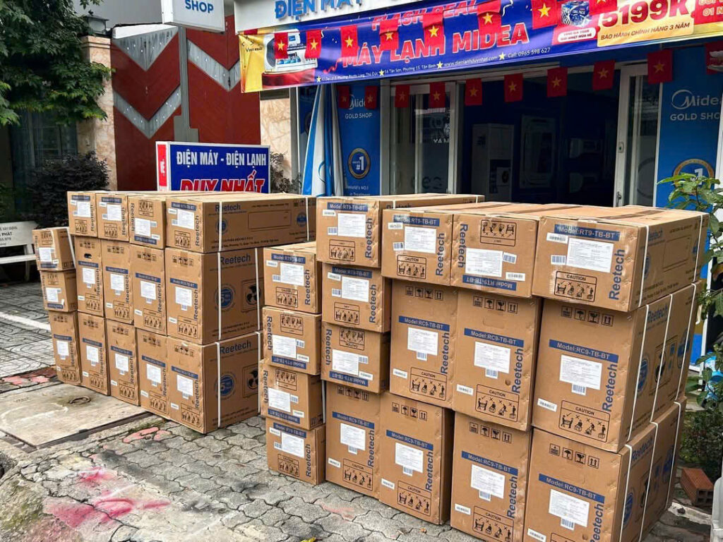 hình máy lạnh casper ở tiệm điện máy duy nhất