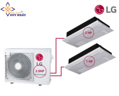 Combo Multi LG Inverter 2.5HP Z3UQ24GFD0AMNQ09GTUA0+AMNQ18GTTA0