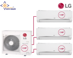 Combo Multi LG Inverter 3HP Z3UQ30GFA0 + 3 dàn lạnh 1HP AMNQ09GSJA