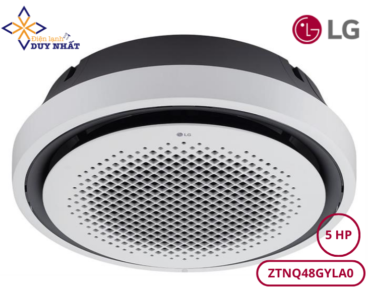 Máy lạnh âm trần LG Inverter 5HP ZTNQ48GYLA0 360 độ