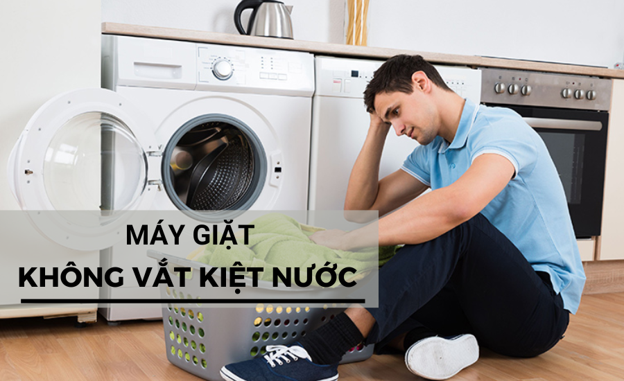 Máy giặt không vắt – nguyên nhân & cách khắc phục