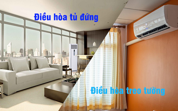Máy lạnh tủ đứng và máy lạnh treo tường – khi nào nên chọn?