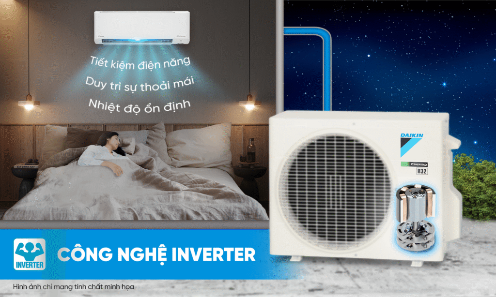 Điều Hòa Daikin 2.5HP Inverter FTKM60AVMV