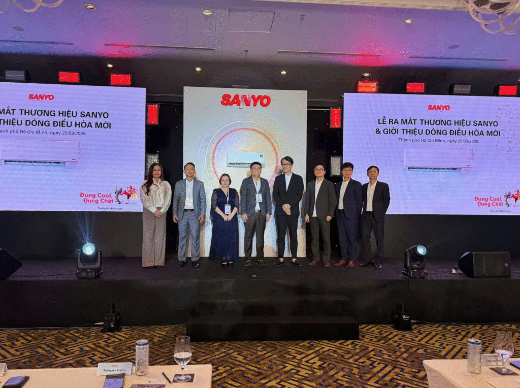SANYO BẤT NGỜ TRỞ LẠI VIỆT NAM SAU HƠN 10 NĂM VẮNG BÓNG