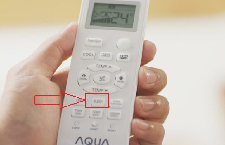 Chế độ ngủ đêm của máy lạnh Aqua