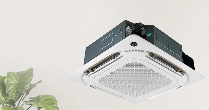 máy lạnh âm trần Midea cho quán café